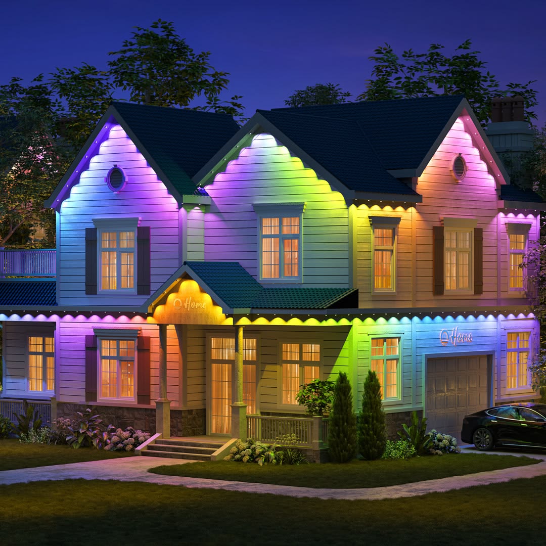 Permanent LED lighting installation Branson MO